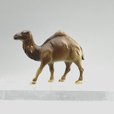 Mini CELLULOID NATIVITY XMAS VILLAGE FIGURE Standing Camel 3.25" EARLY PLASTIC