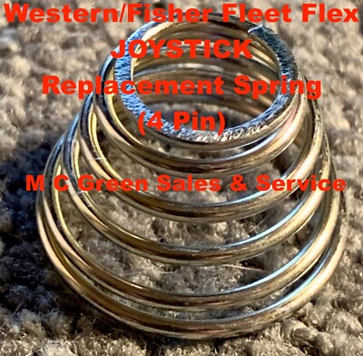 WESTERN/FISHER FLEET FLEX 96800 JOYSTICK CONTROLLER REPAIR SPRING SNOW PLOW 4PIN