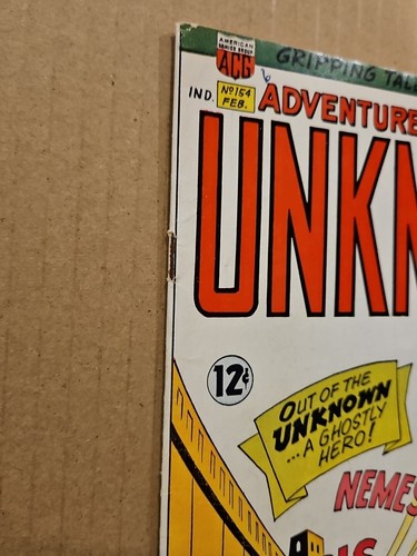 Adventures Into The Unknown #154 Origin of Nemesis ACG 1964 FN+ - Picture 4 of 5