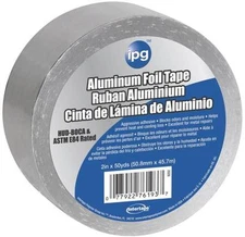 NEW INTERTAPE 99605 2" X 50 YARD ALUMINUM FOIL TAPE 3 MIL FOR HVAC 6734719