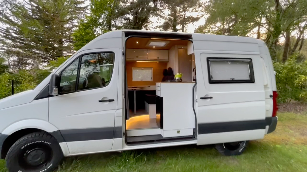 Camper Van Conversion Flat pack Furniture kits EVO DESIGN (bamboo Sample)