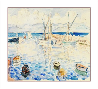 MANGUIN ST TROPEZ GOLF Rf01 - POSTER LITHOGRAPHIQUE 60x85cm d'un TABLEAU MANGUIN ST TROPEZ GOLF Rf01 - POSTER LITHOGRAPHIQUE 60x85cm d'un TABLEAU