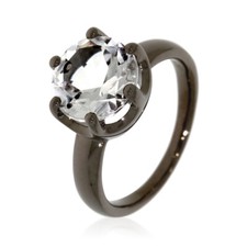 XEN Ring mit 10 mm Bergkristall ca. 4,5 ct. B...