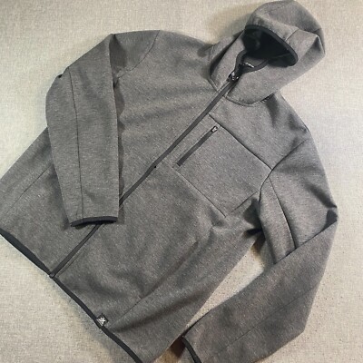 Zeroxposur Full Zip Fleece Performance Jacket Mens Size Large Grey Lightweight
