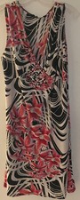 ESSENTIALS BY MILANO Empire waist dress Sz L ...