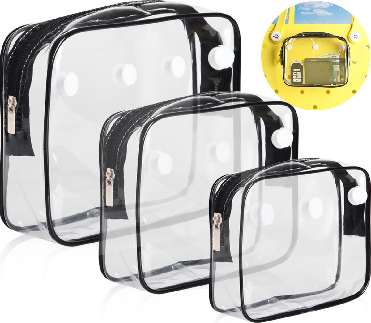 Pack Clear Insert Bag for Bogg Bag Accessories Inner Bag Divider