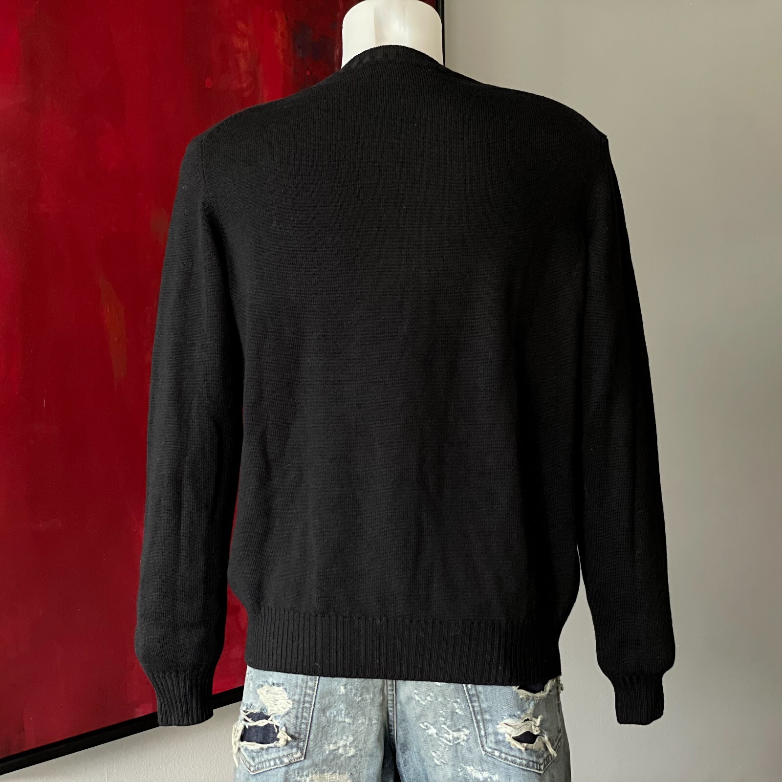 vintage YVES SAINT LAURENT Pour Homme black virgi… - image 7