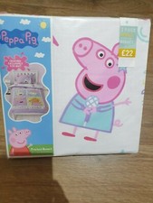 Next Peppa Pig bedrucktes Bettgarnitur Wendegröße: Single neu mit Etikett 