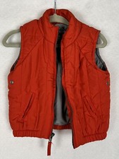 Osh Kosh B'gosh Big Boys Red Gray Puffer Vest Size 6M