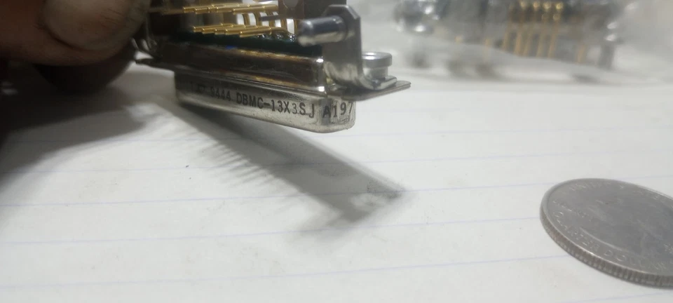 Ten New ITT CANNON DBMC-13X3S-J-A197 Combo D-Sub Connectors Panel Mount - Image 4 of 4