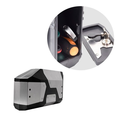 4.2L Motorcycle Tool Box Silver For BMW R1200GS LC Adventure R1250GS ADV F850GS - Picture 9 of 10