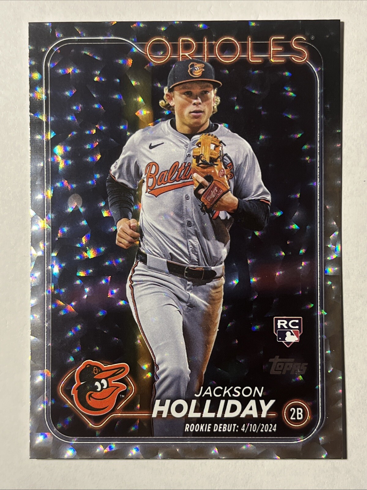 2024 Topps Update Jackson Holliday US97 Silver Foilboard Baltimore Orioles RC