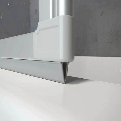 Schulte Dichtung Badewannenaufsatz Gummidichtung Faltwand E60076 Smart Well