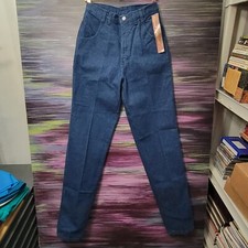 Vintage Wrangler Jeans Silverlake 11/12 Womens Dark Blue Bareback High Waist L36