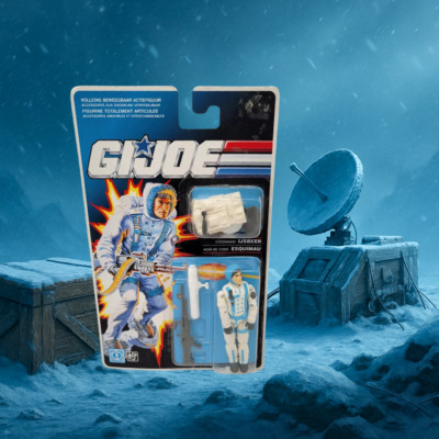 GI Joe Euro Belgium Sub-Zero ''Ijsbeer'' Winter Operations Hasbro 1991 MOC