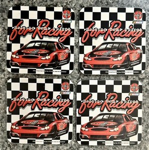 Coca-Cola Driving Your Thirst For Racing Set Of 4 coasters 2001 NEW! Charity