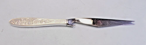 TREE OF LIFE STERLING SILVER HANDLE BAR KNIFE-1974 UNIQUE REED/BARTON