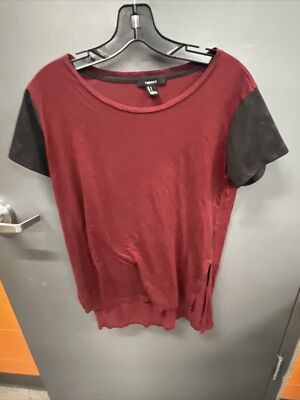 ティーズ ページ21 Forever 21 Red And Black T-Shirt Sz S | eBay