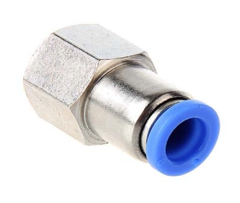 WREKIN BSP Female Thread , Metric Push Fit , Pneumatic , Water, Compressed Air Fitting
