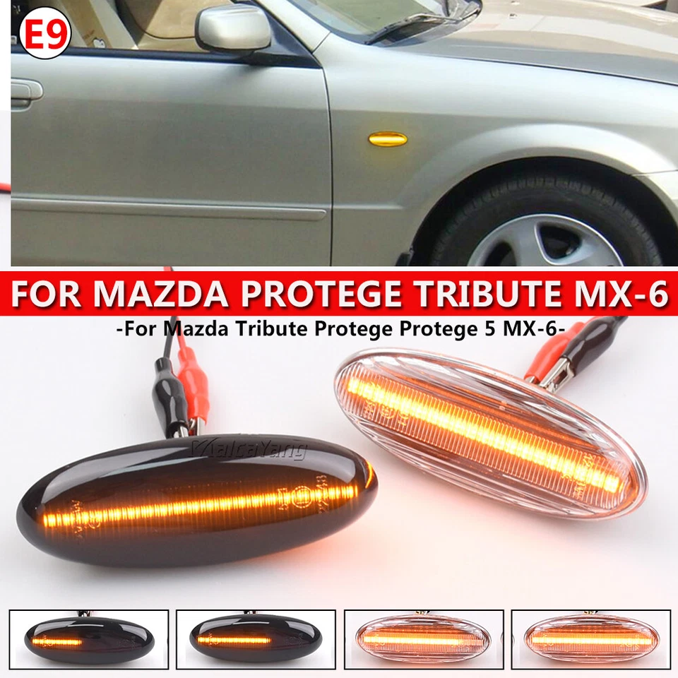 For Mazda Protege 5 02-03 MX-6 Tribute 323 B2500 LED Dynamic Side Marker Light — 第 2/4 张图片