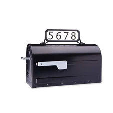 Manhattan Address Plaque Double Sided Reflective Backing Mailbox Accessory 12 In