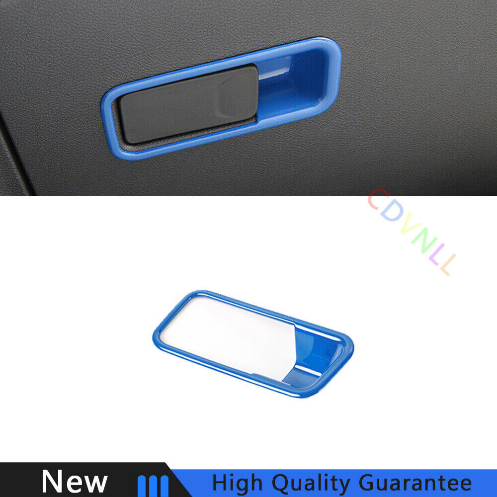 Fit For Jeep Compass 2017-2020 Bright Blue Co-Pilot Storage Box Handle Bowl Trim