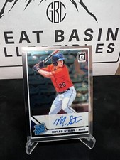 2019 Donruss Optic Myles Straw Rated Rookie RC Auto RRS-MS