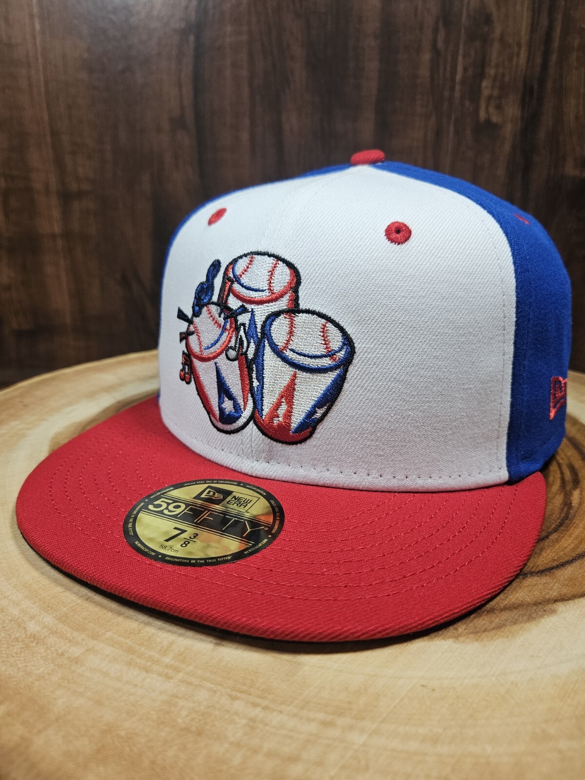 Syracuse Mets New Era 59Fifty Fitted Hat Cap Size 7 3/8 Minor League Baseball