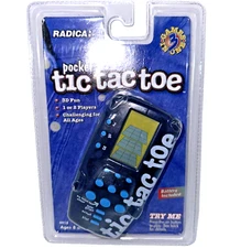 New RADICA: Pocket tic tac toe Hand Held Electronic Game