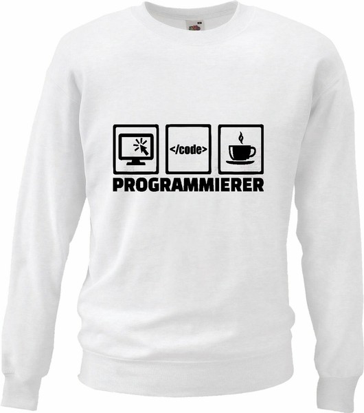 Sudadera PROGRAMADOR - WINDOWS - HTML - PHP - HTML 5 en Blanco