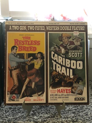 12'' LaserDisc - The Restless Breed & The Cariboo Trail [ID8309FR] - Buy 3 & Save