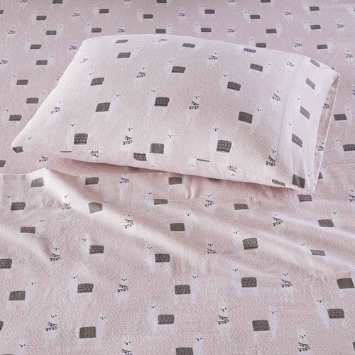 Intelligent Design Cozy Soft Cotton Flannel Printed Sheet Set Twin XL Full Queen - Picture 19 of 56