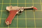 Vintage MARX Toys Miniature 3.5"  CapGun The 9mm Luger, Bin V