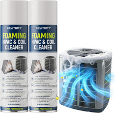 Foaming AC Coil Cleaner: 38Oz for Evaporators  Condensers  No-Rinse Coil Clean
