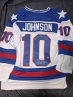 Mark Johnson Signed 1980 Olympic Hockey Jersey #10 "Miracle On Ice" 80 Gold BAS