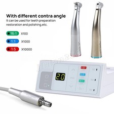Dental Brushless LED Electric Micro Motor/ 1:1 1:5 Fiber Optic Handpiece Fit NSK