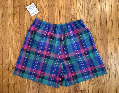 Vintage Jantzen adrette karierte Damenshorts Größe 22 neu mit Etikett - Bild 6 von 10