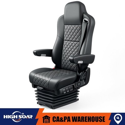 For Kenworth Freightliner Volvo Air Ride Seat   Heavy Duty Adjustable Truck Seat