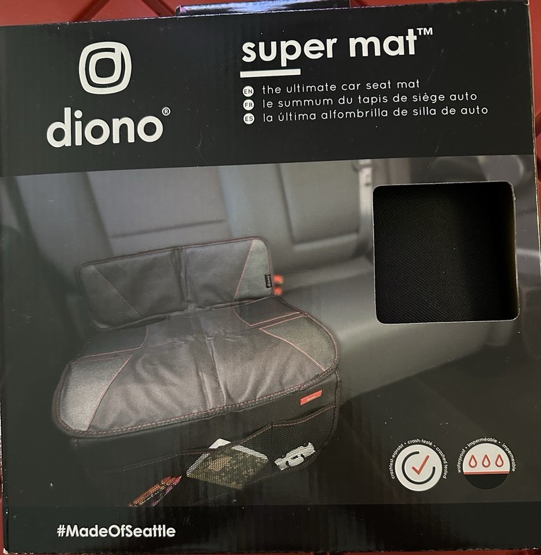 New Diono Super Mat Car Seat Protector For Infant, Booster & Pets, Dogs Cargo