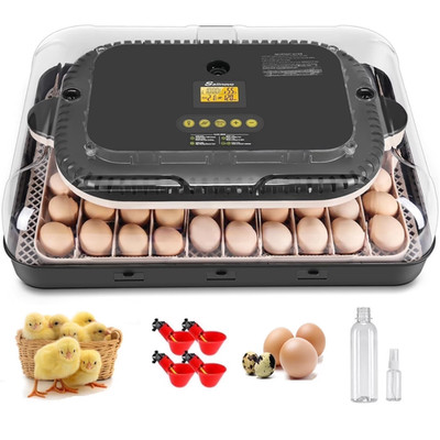 Automatic 70 Eggs Incubator Temperature Control Digital Chicken Egg Hatcher New