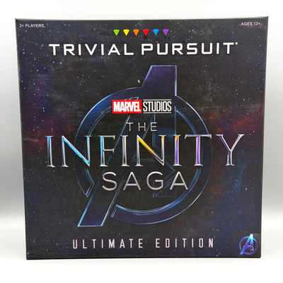 Trivial Pursuit Marvel Infinity Saga Ultimate Edition Party Game Excellent cond.