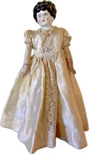Antique Hertwig Low Brow China Head Doll on Armand Marseille  Florodora  Body