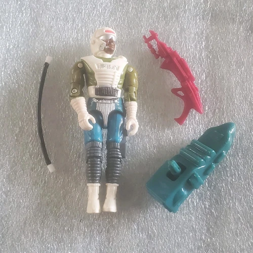 Vintage GI Joe Figure 1989 Dee Jay With Accessories