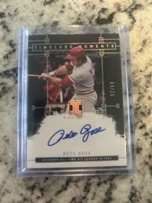 2024 Panini Impeccable Timeless Moments Signatures Pete Rose /25
