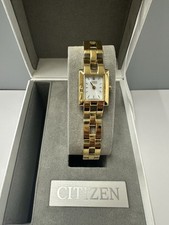 Citizen Eco-Drive EW8182-54A Gold Tone Bracelet Lady s Watch