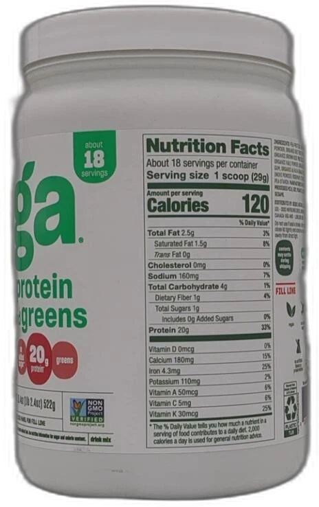 *2025-10-1* Proteína Vega y Verdes Proteína en Polvo, Baya - 20g A Base Vegetal Foto 4 de 4