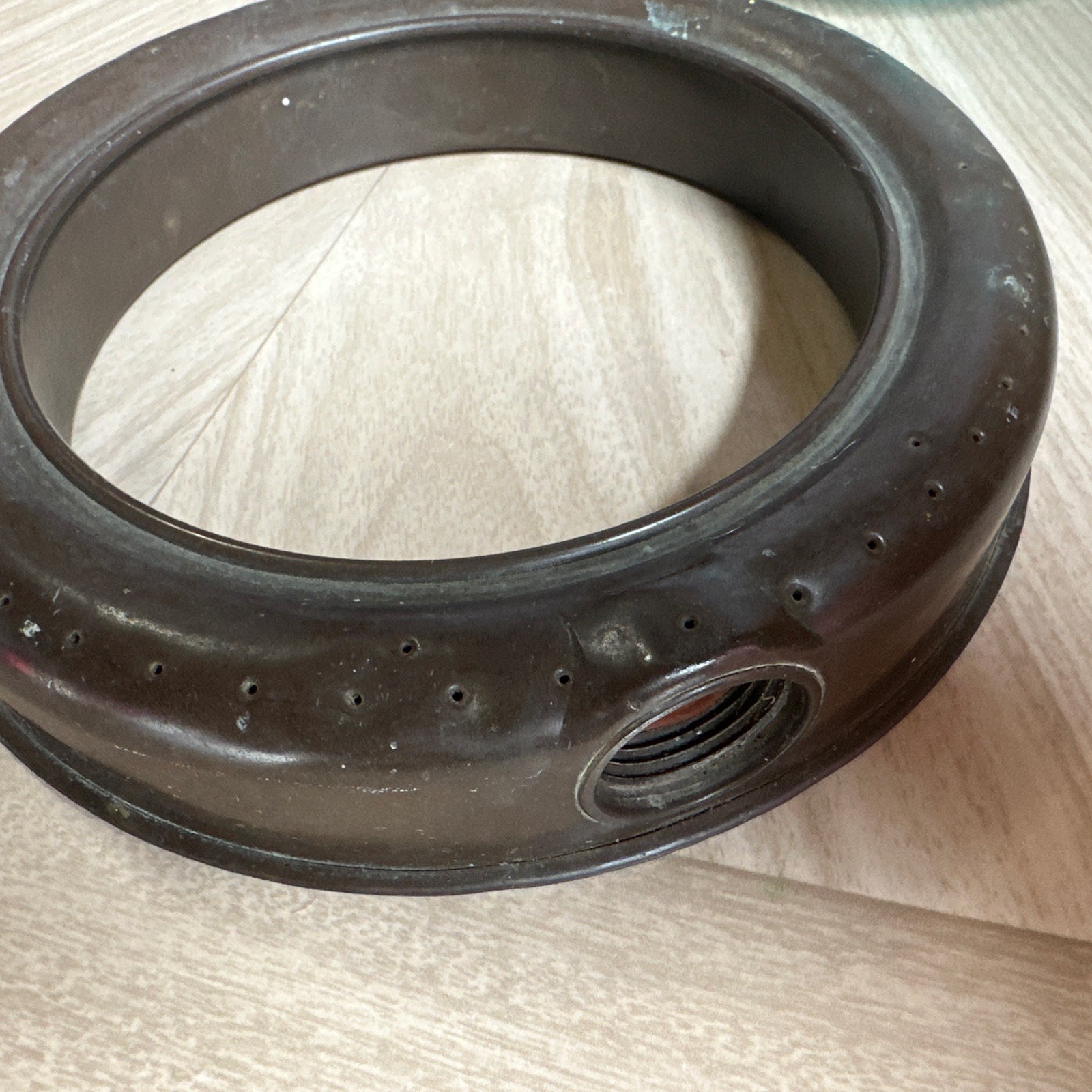 Vintage Old The “Ring” WD Allen Mfg Lawn Water Garden Donut Sprinkler Copper USA