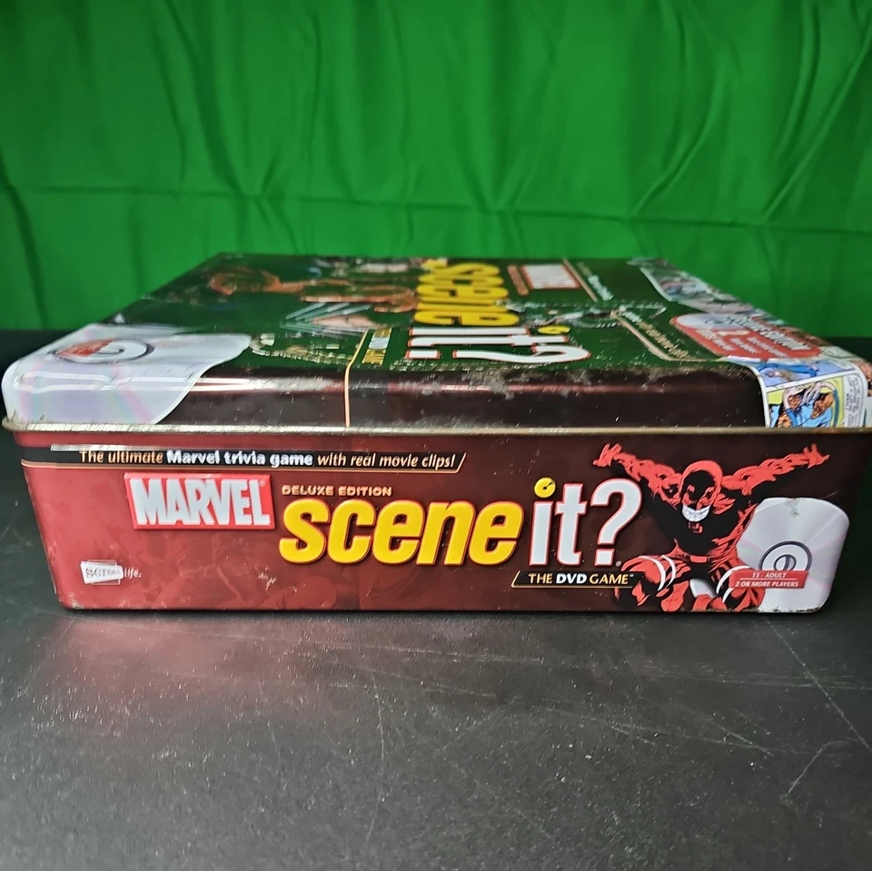 MARVEL Scene It Deluxe Edition 2 DVD Game Collectors Tin COMPLETE Family Game! C - Image 3 of 4