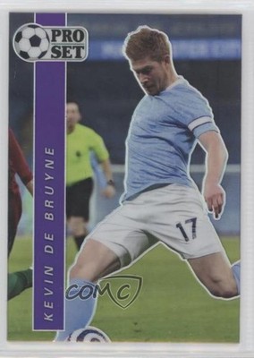 2021 Leaf Pro Set Sports Purple 17/50 Kevin de Bruyne #S-02 7y2