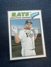 2026 Topps Heritage - #20 - Jonathan Aranda - Rays - SP